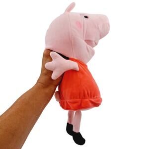 Hasbro Peppa Pig Pink hand puppet Stuffed Plush Animal 12" Age 2+